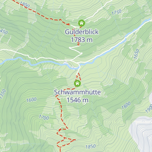 Map of Gamszinggenhütte