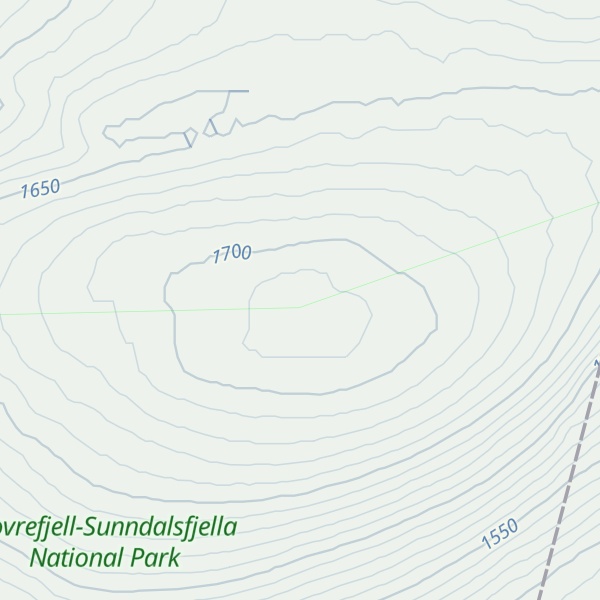 Map of Blåfjellet
