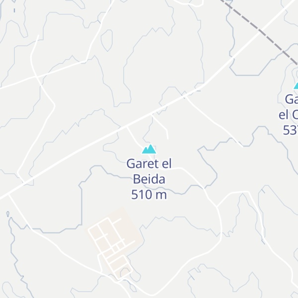 Map of Garet el Beida