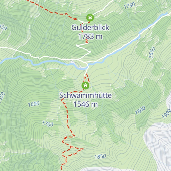 Map of Schwammhütte