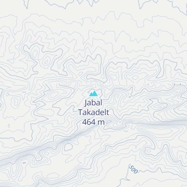 Map of Jabal Takadelt