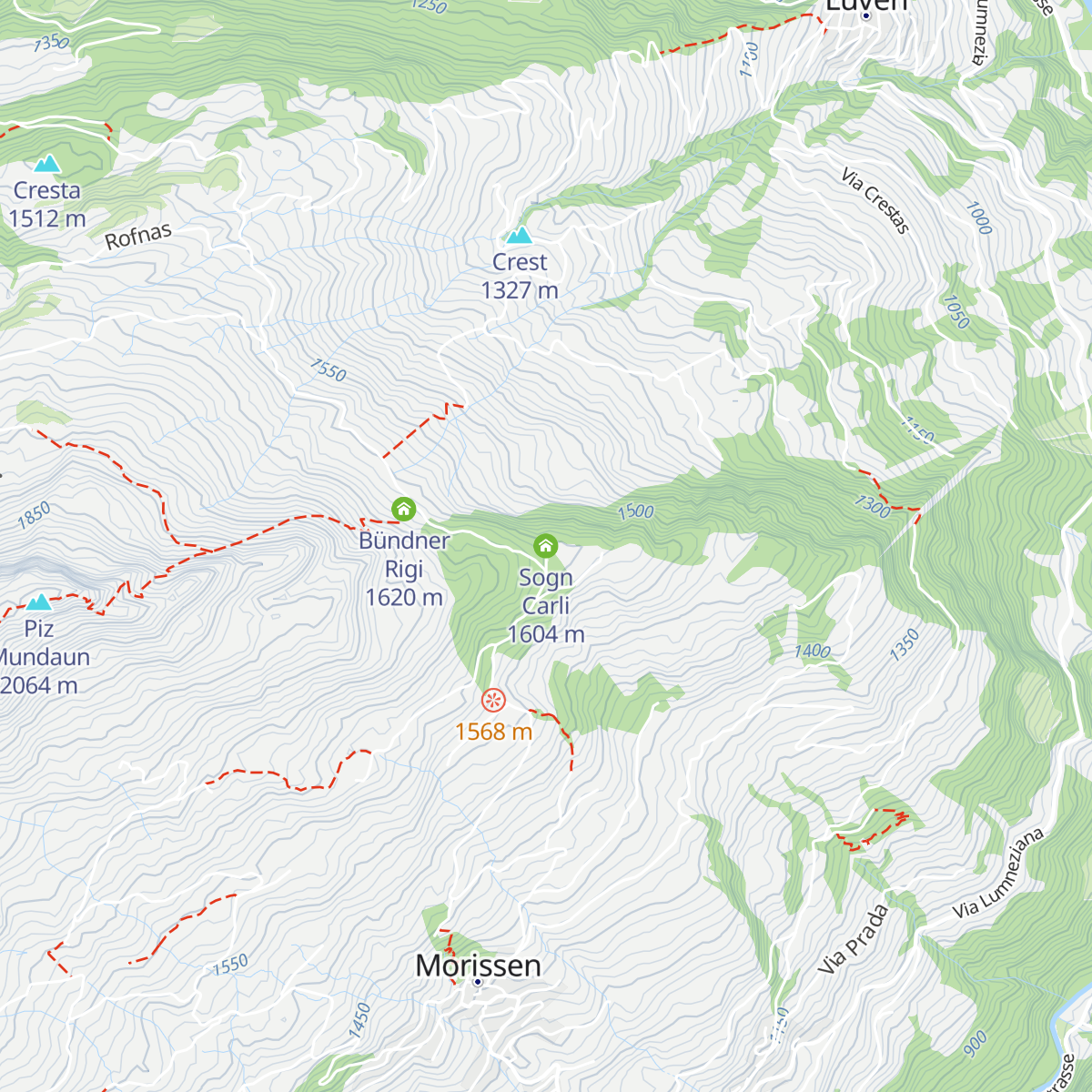 Sogn Carli map