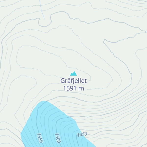 Map of Gråfjellet