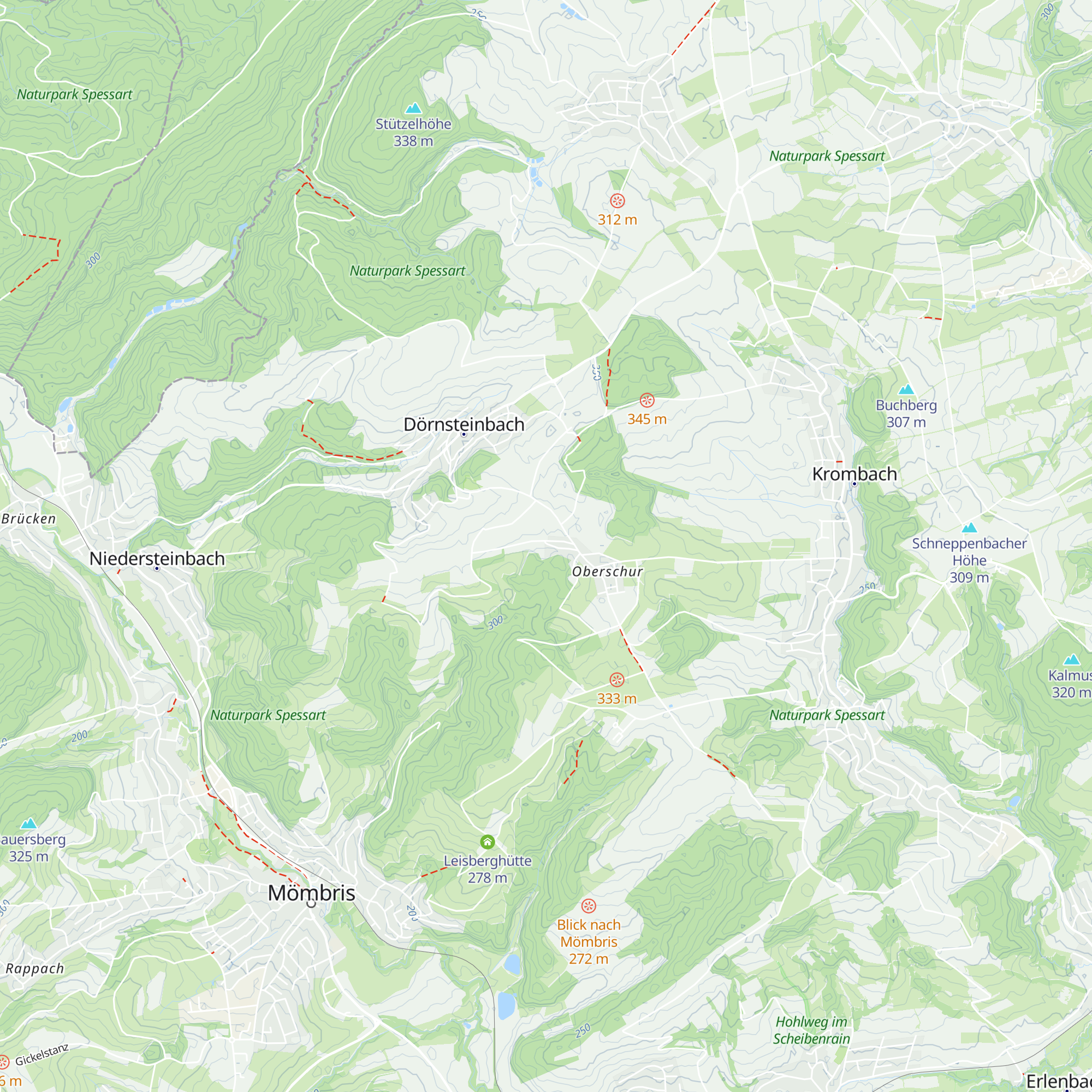 Hüttenberg Stüberl map