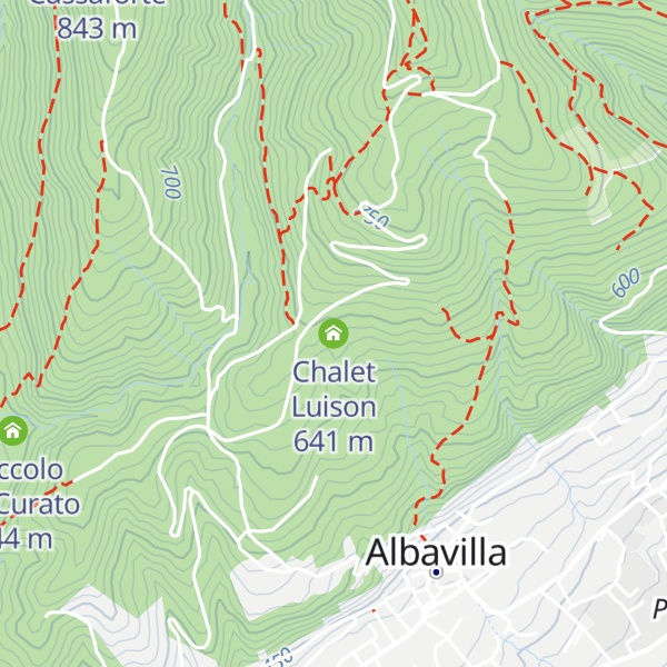 Map of Chalet Luison