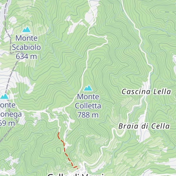 Map of Monte Colletta