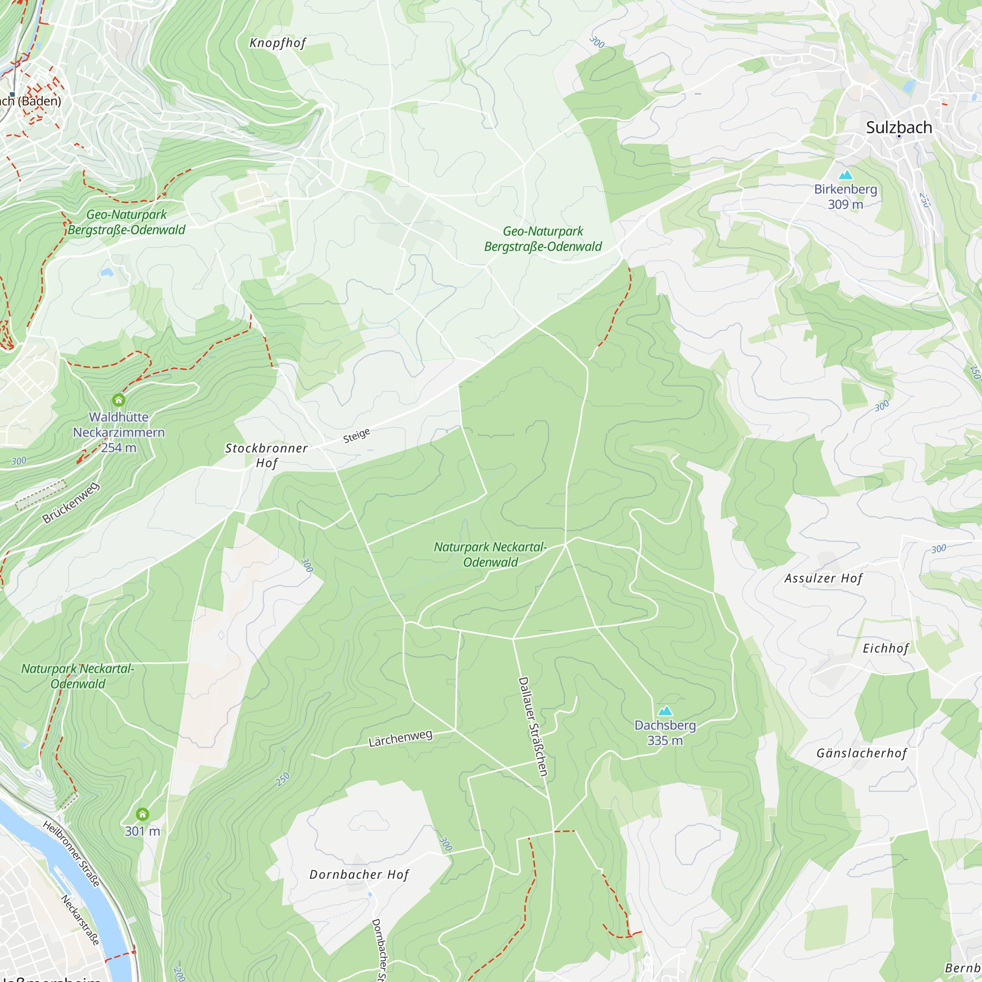 Steinerner  Tisch Hütte map