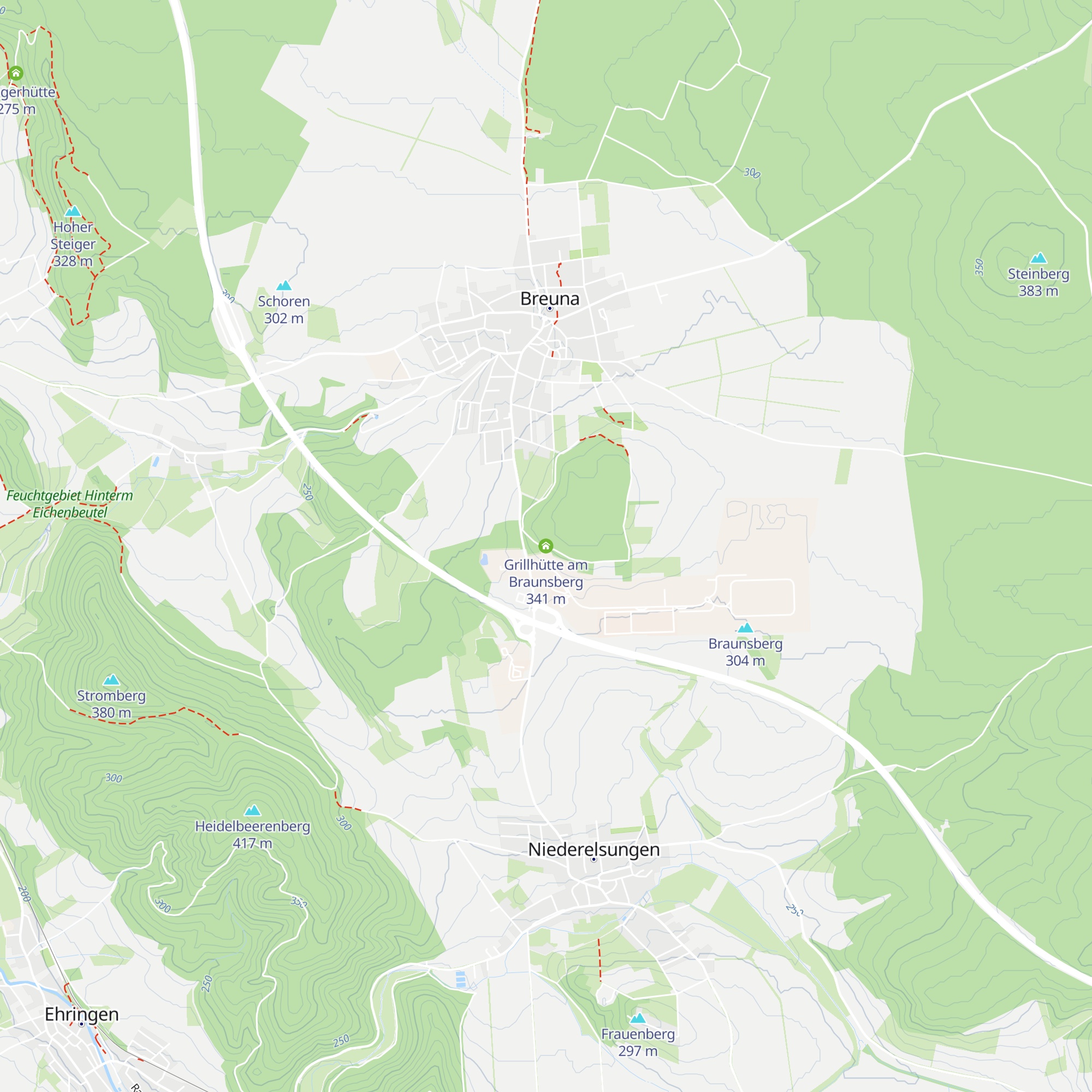 Grillhütte am Braunsberg map
