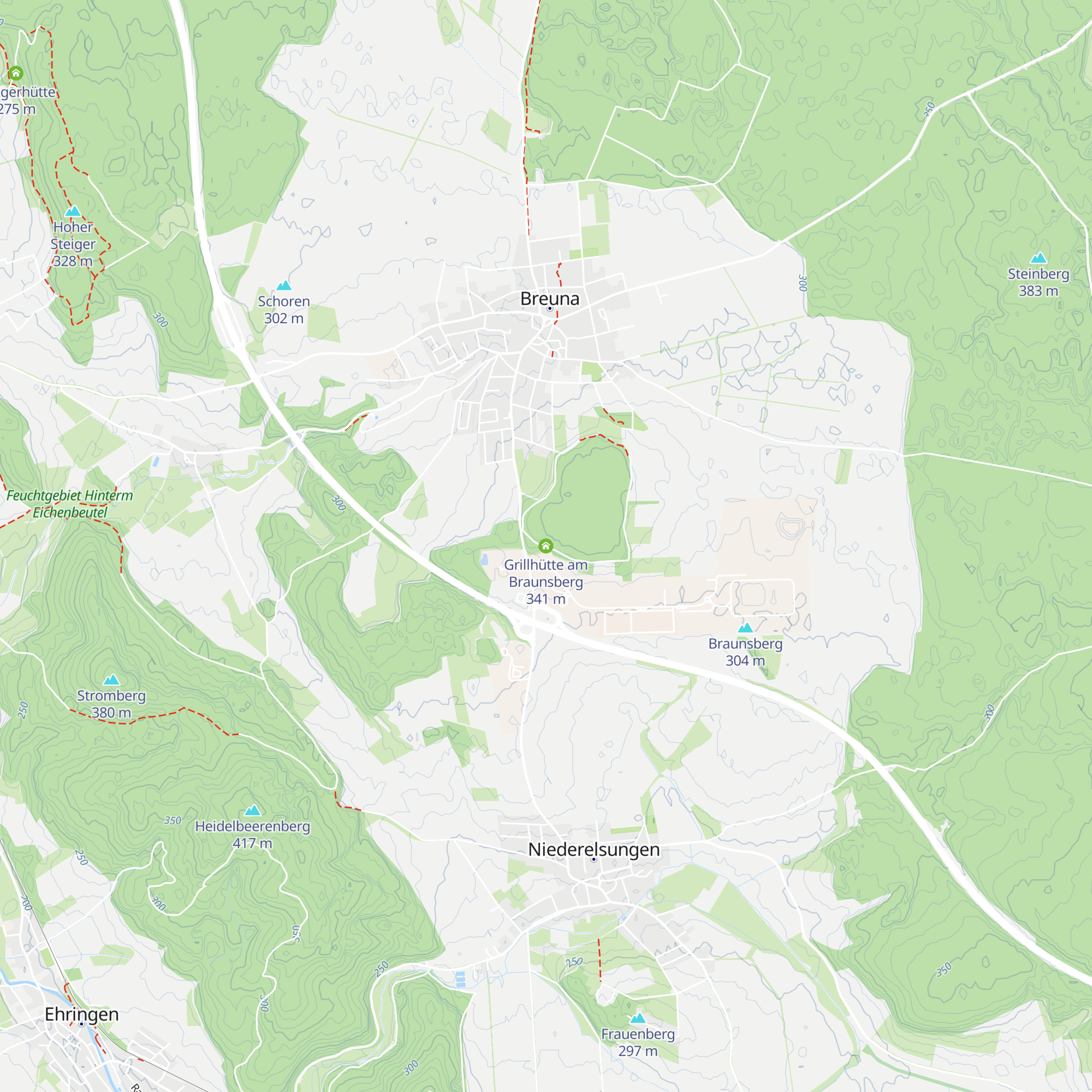 Grillhütte am Braunsberg map