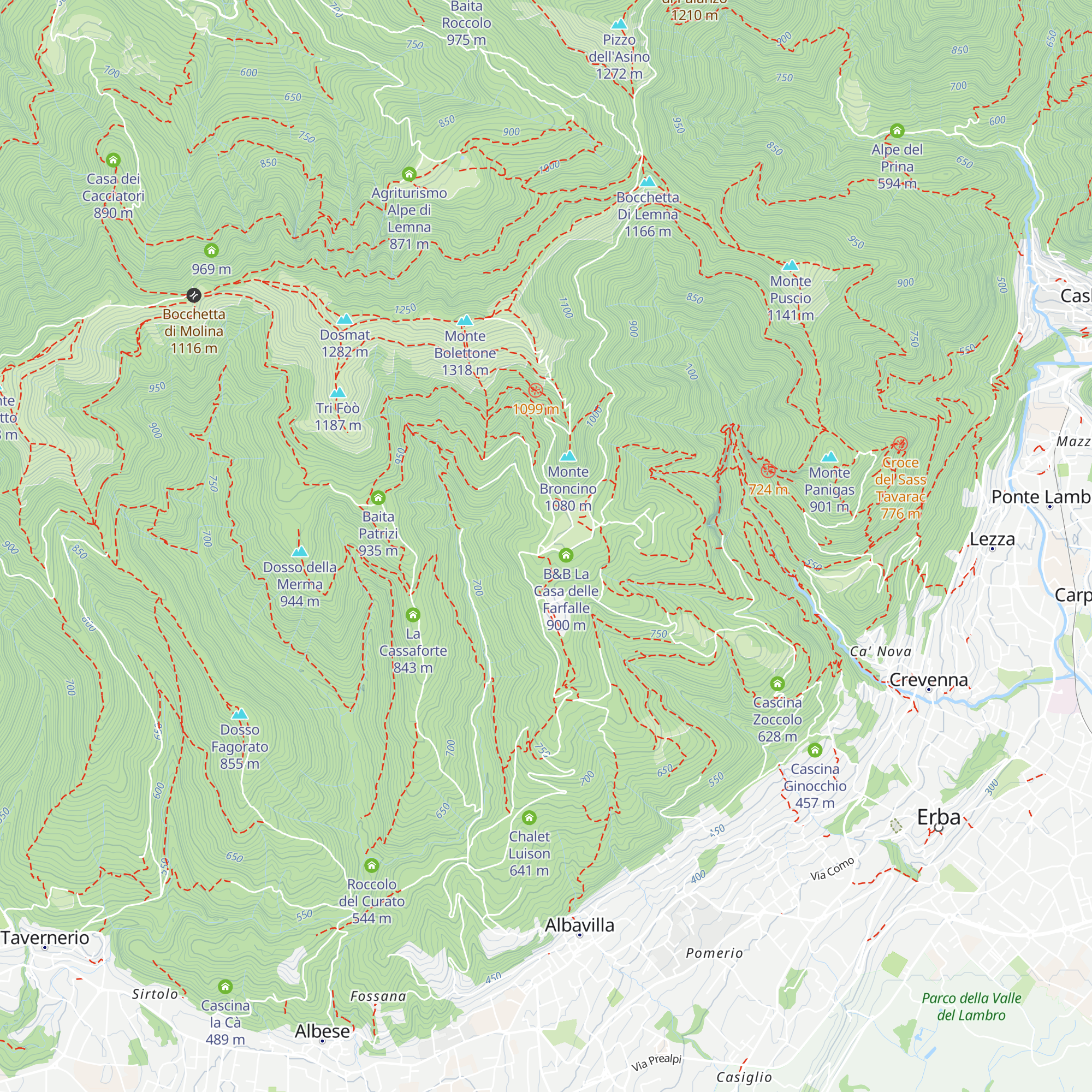 Ristoro alla Salute map