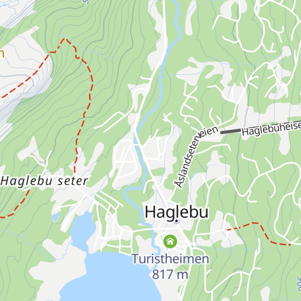 Map of Haglebu fjellstue