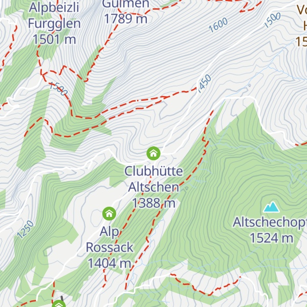Map of Clubhütte Altschen