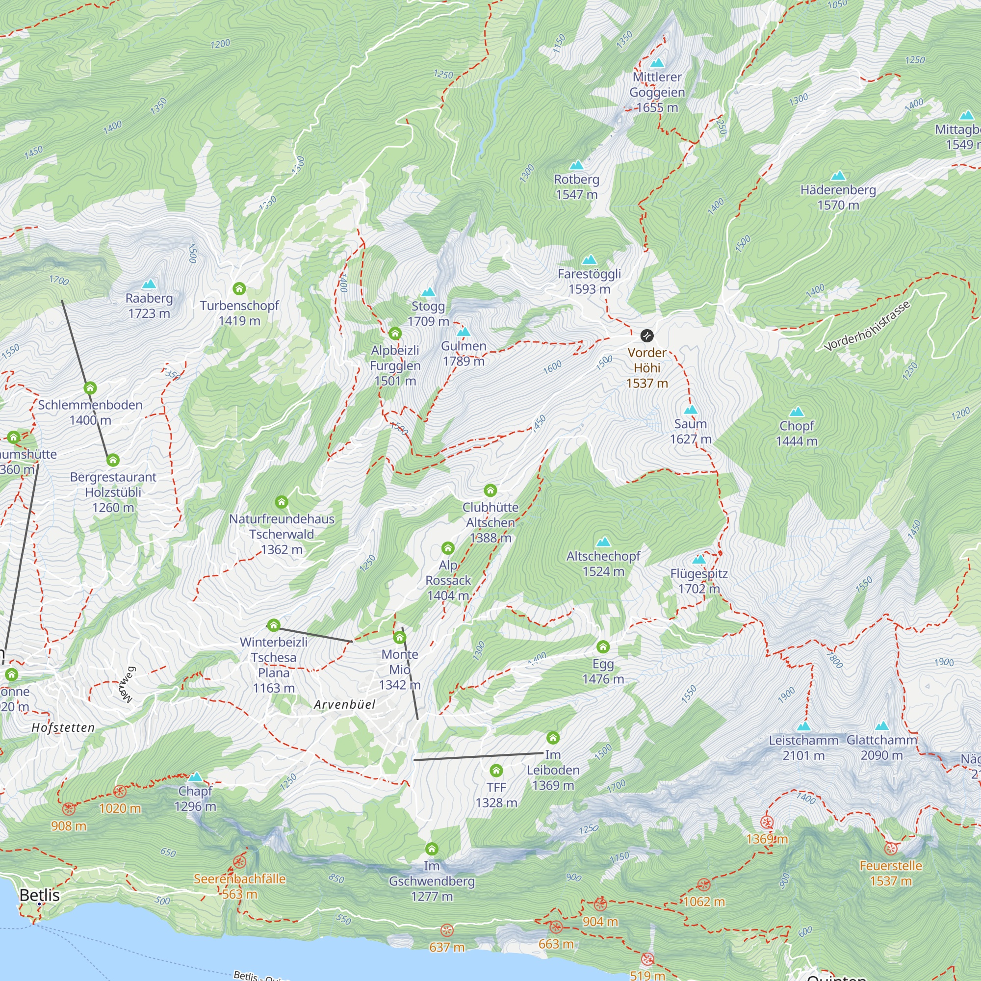 Clubhütte Altschen map