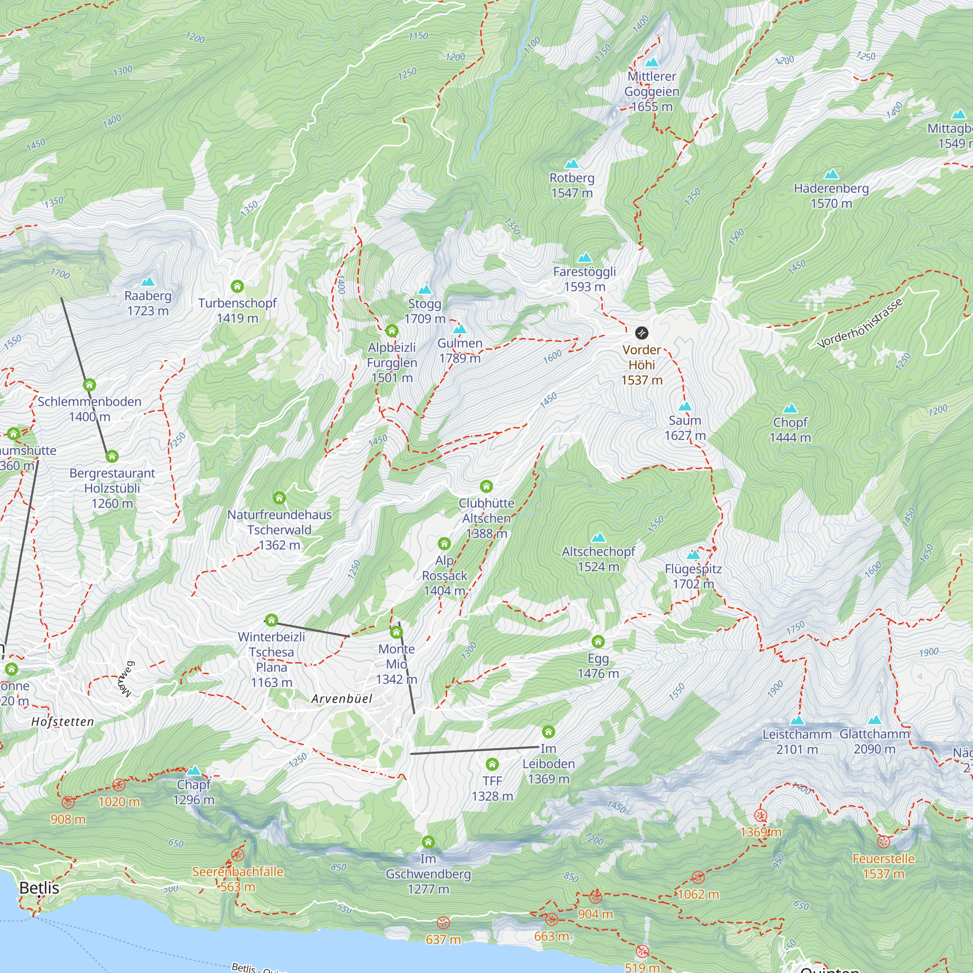 Clubhütte Altschen map