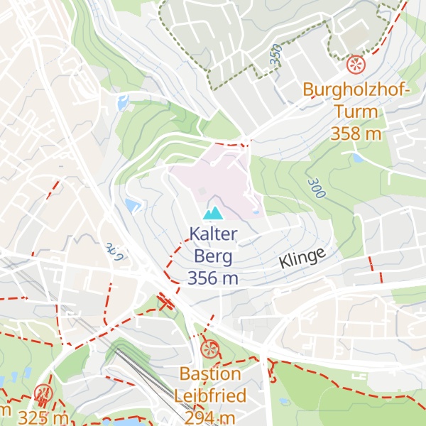 Map of Kalter Berg