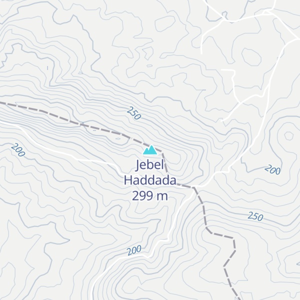 Map of Jebel Haddada