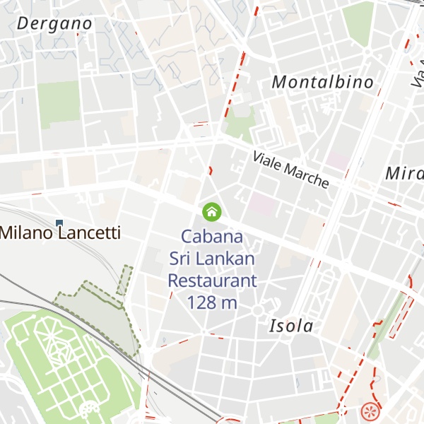 Map of Cabana Sri Lankan Restaurant