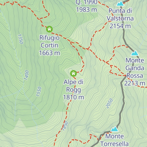 Map of Alpe di Rogg