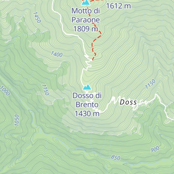 Map of Dosso di Brento