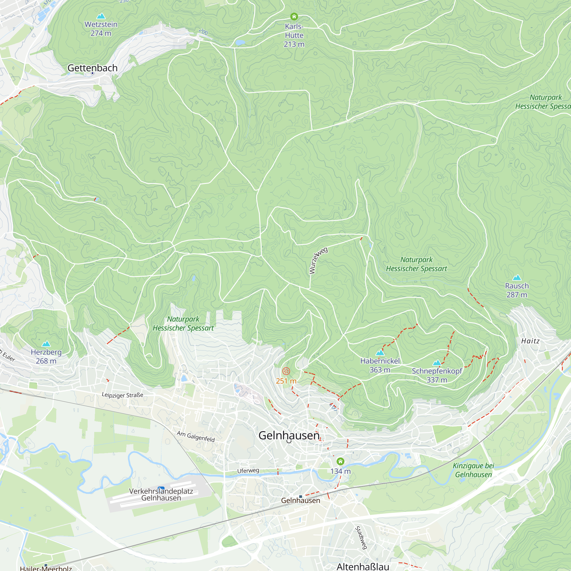 Teich Krebs Hütte map