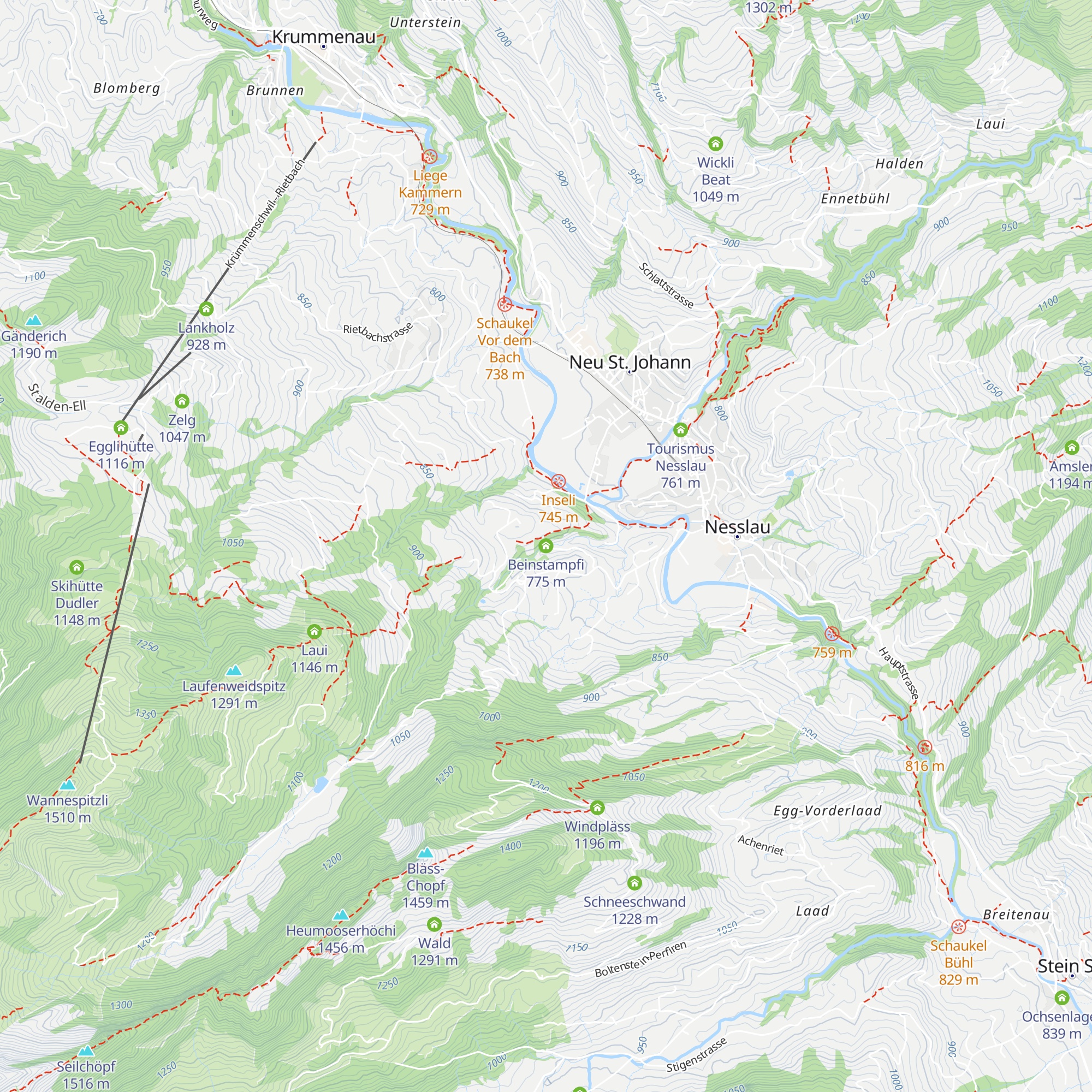 Beinstampfi map