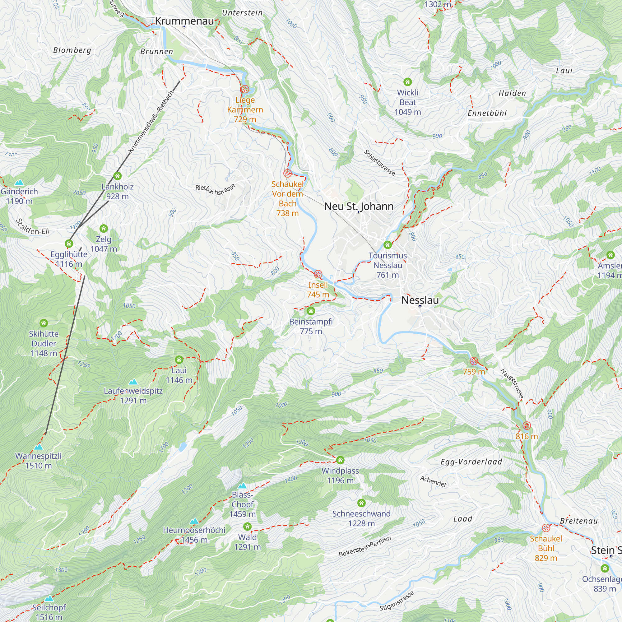 Beinstampfi map