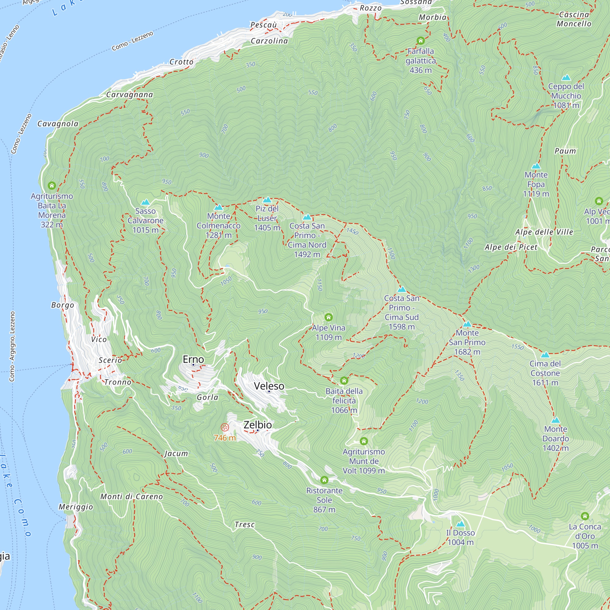 Baita Vistalario map