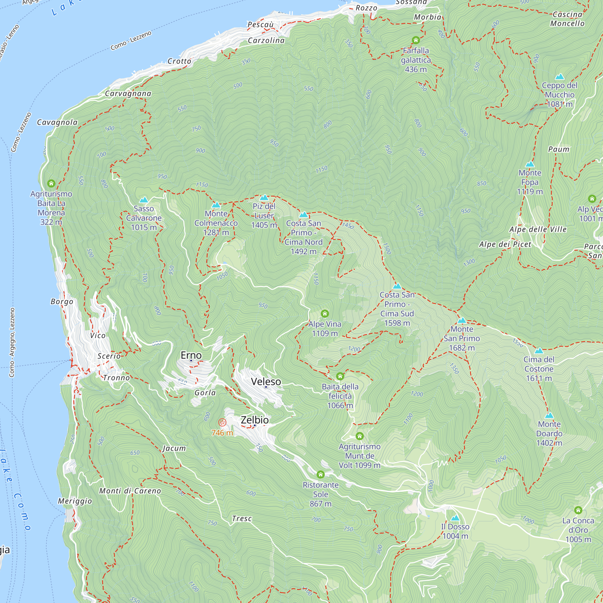 Baita Vistalario map