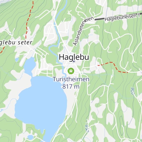 Map of Turistheimen