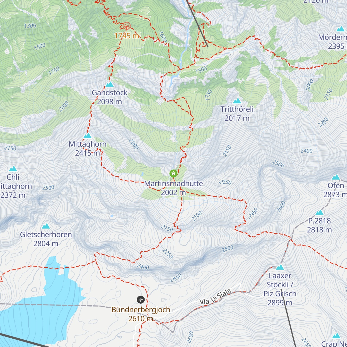 Martinsmadhütte map
