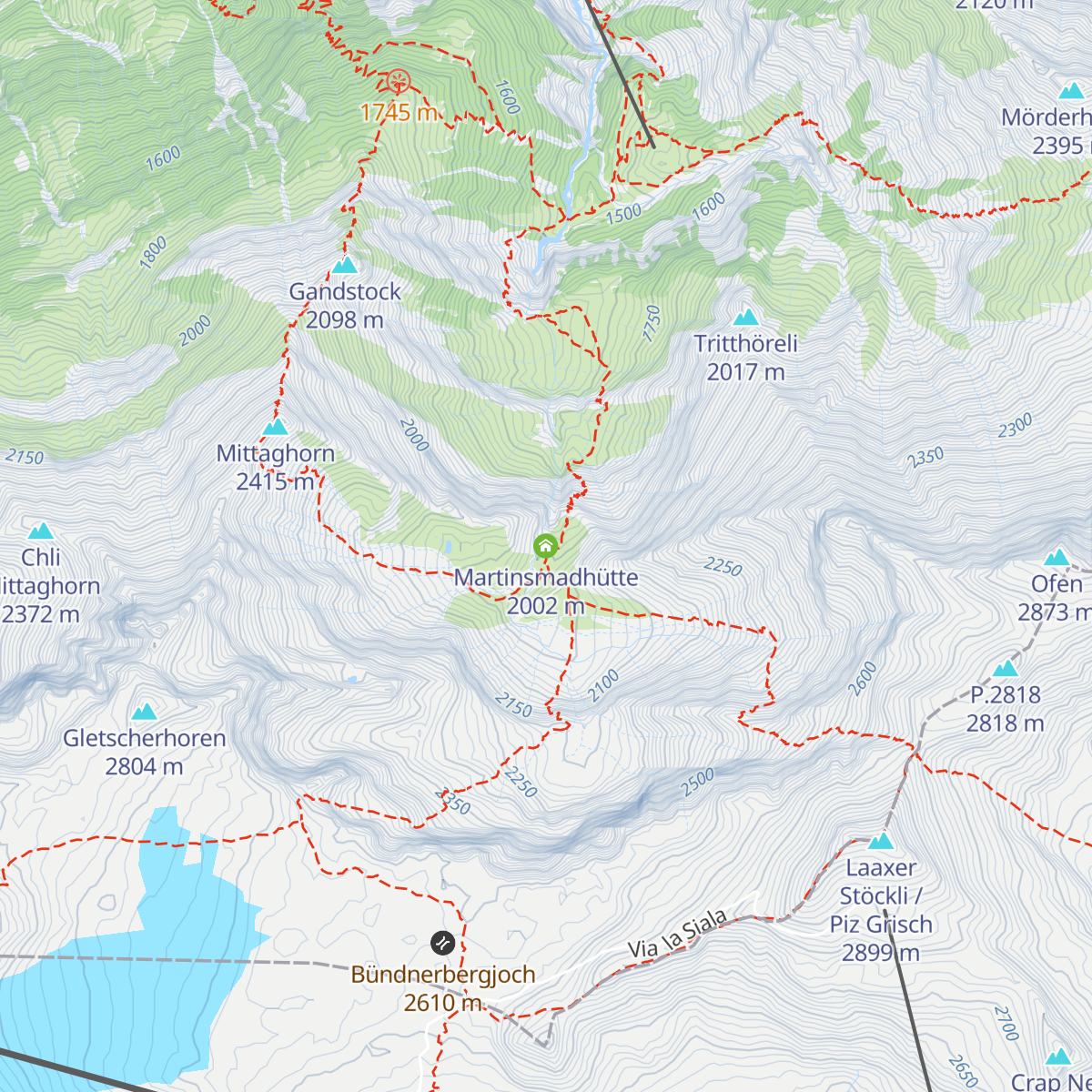 Martinsmadhütte map