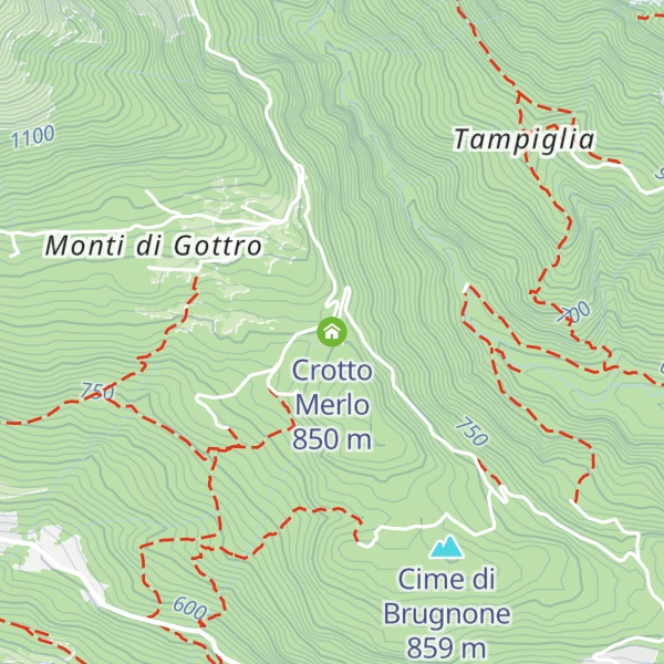 Map of Crotto Merlo