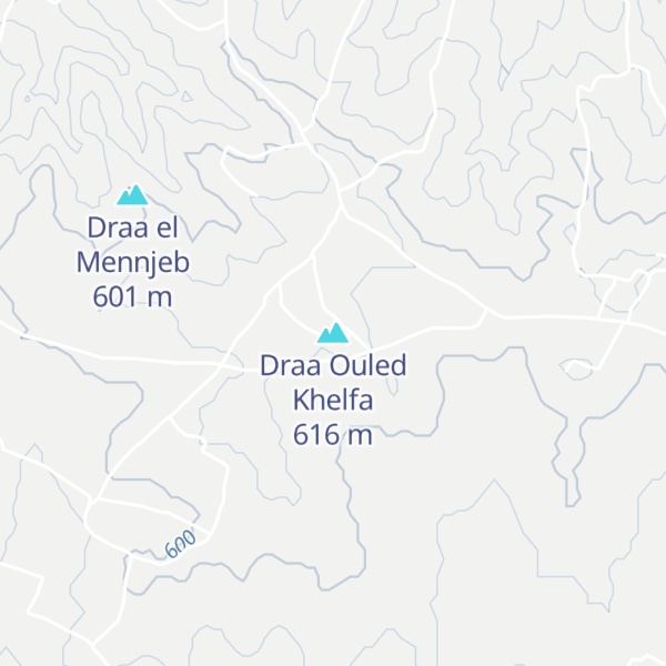 Map of Draa Ouled Khelfa