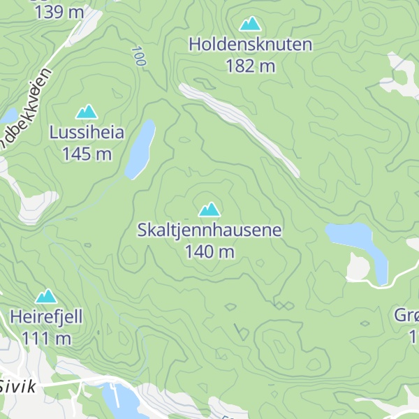 Map of Skaltjennhausene