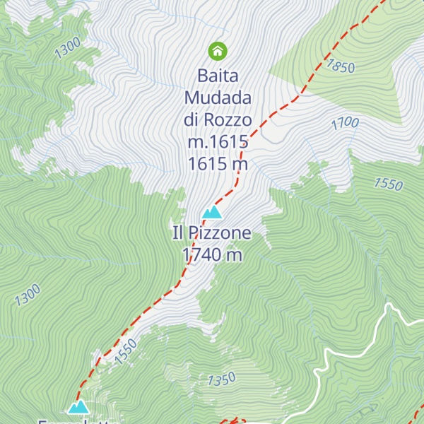 Map of Il Pizzone