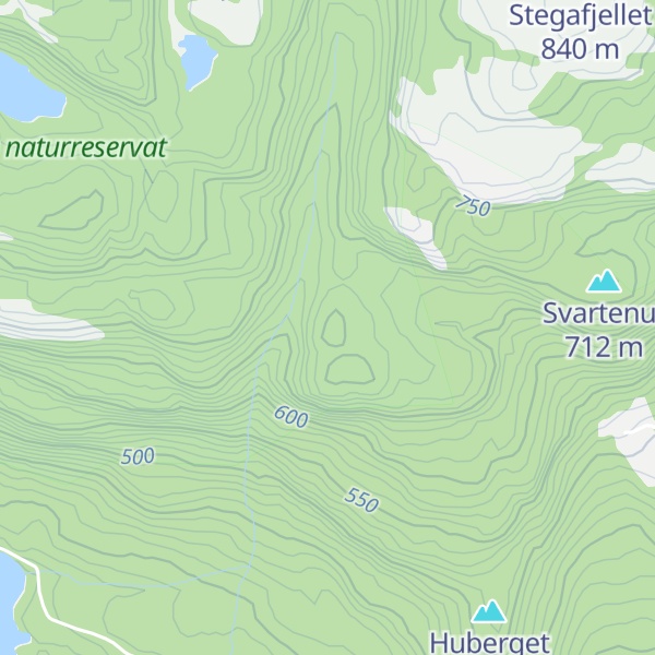 Map of Nutefuruåsen