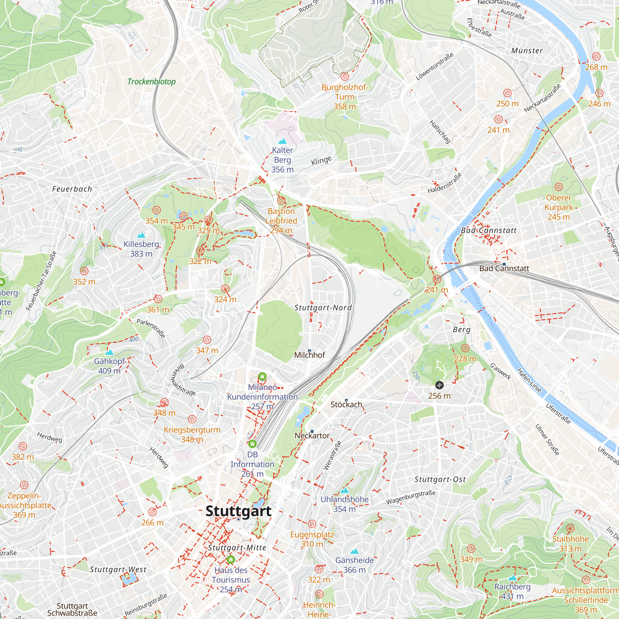 Gläsernes Büro Rosentein map