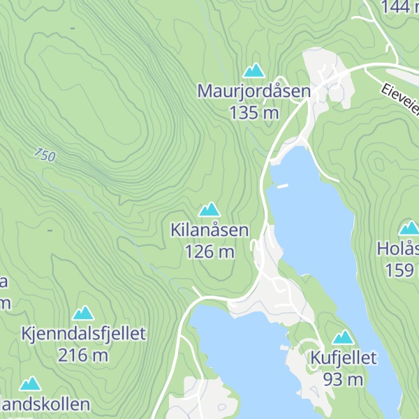 Map of Kilanåsen