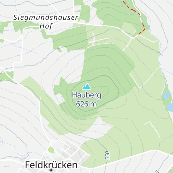 Map of Hauberg