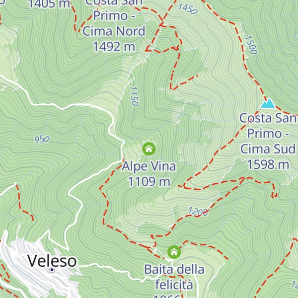 Map of Alpe Vina