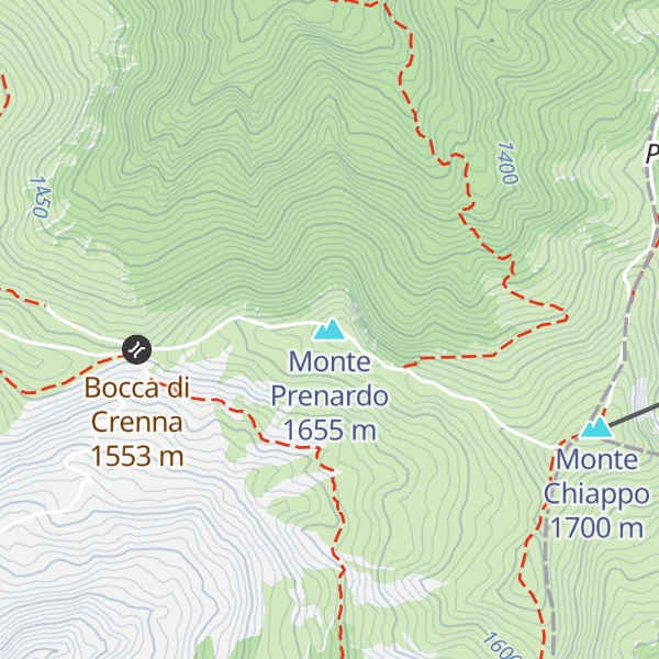 Map of Monte Prenardo