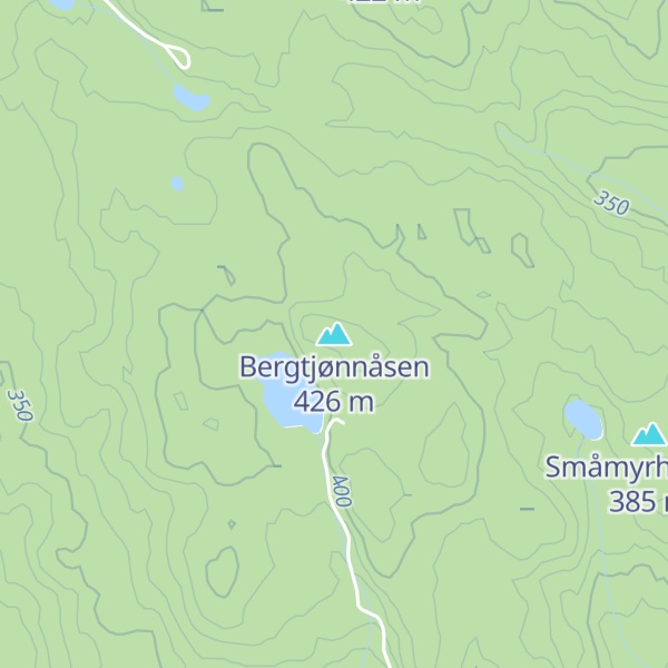 Map of Bergtjønnåsen