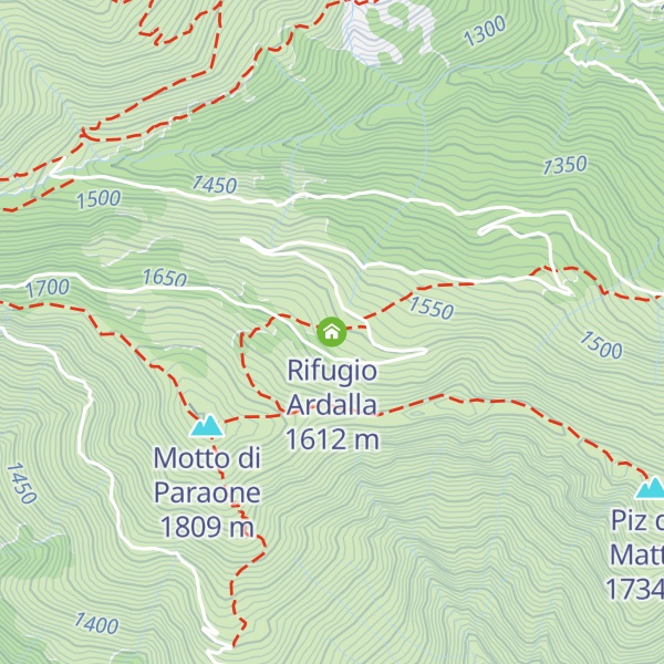 Map of Rifugio Ardalla