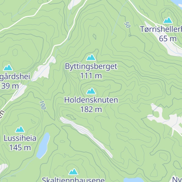 Map of Holdensknuten