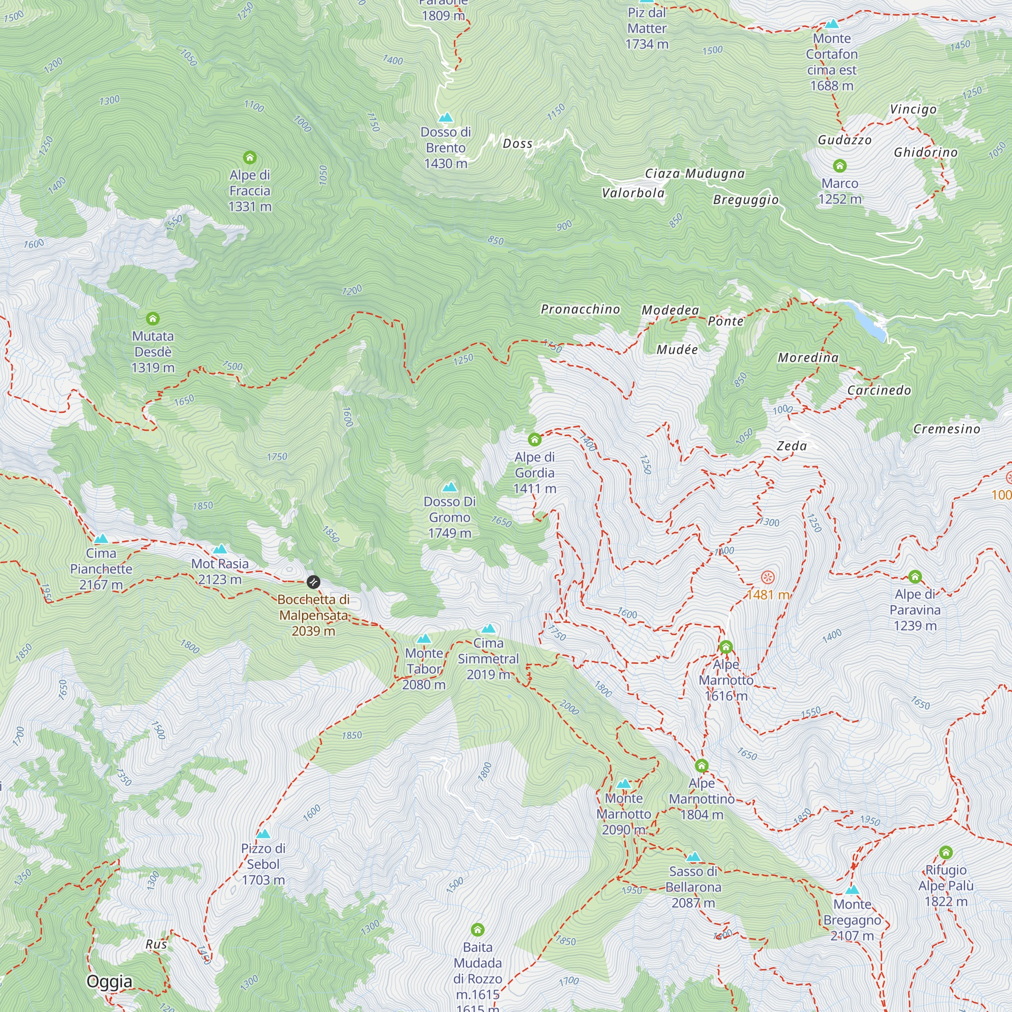 Alpe Fonte del Fò map