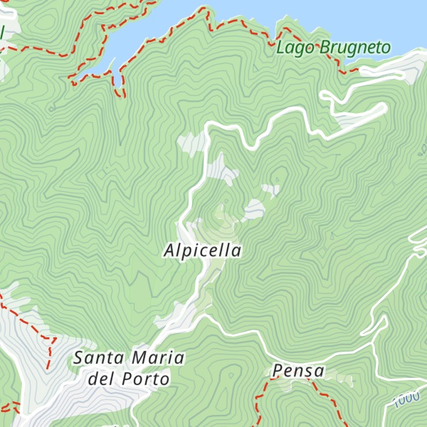 Map of Monte Alpicella