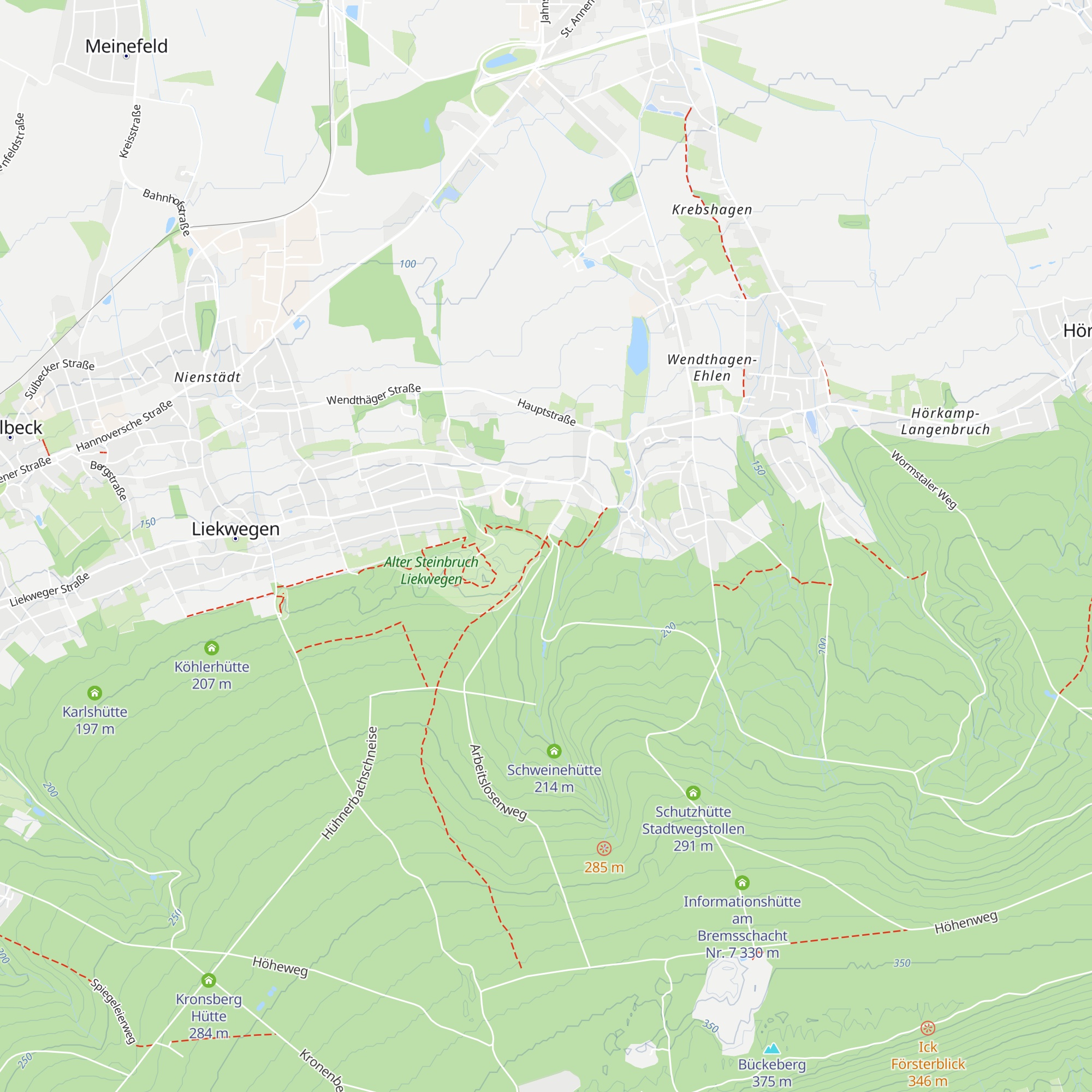 Berghütte Brandshof map
