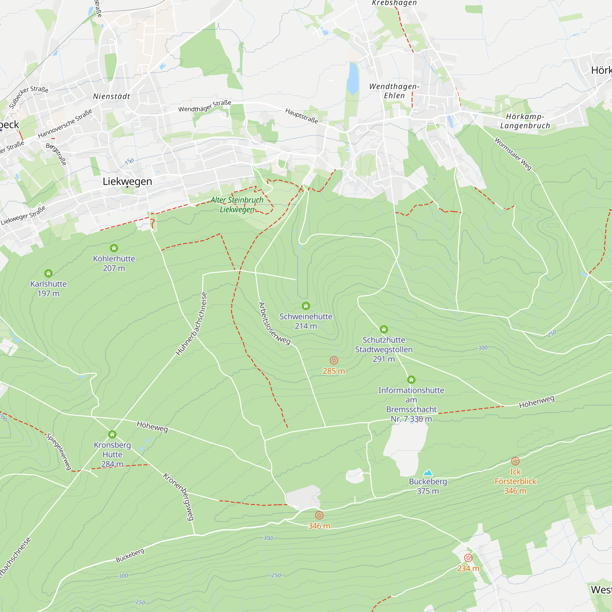 Schweinehütte map