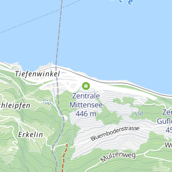 Map of Zentrale Mittensee