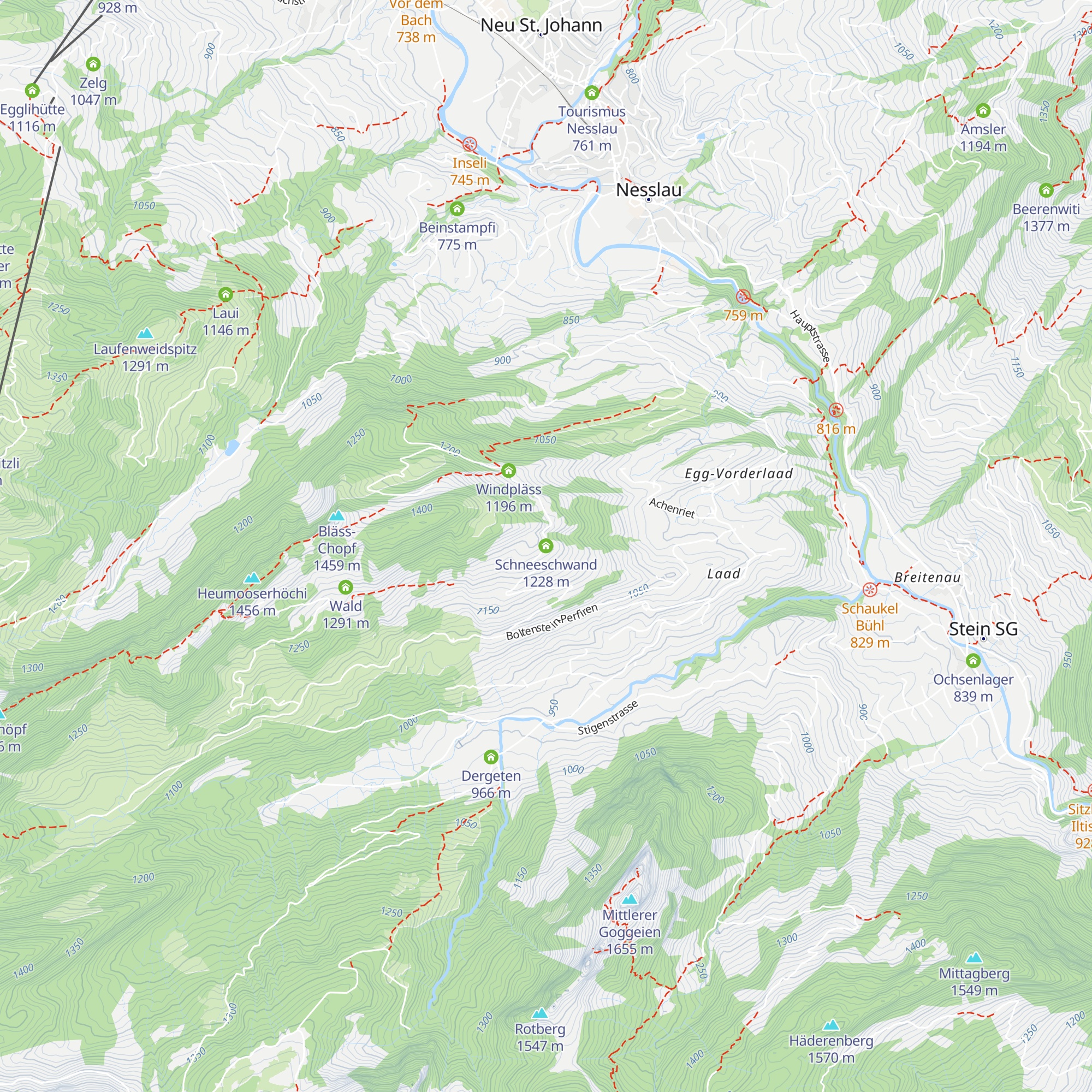 Schneeschwand map